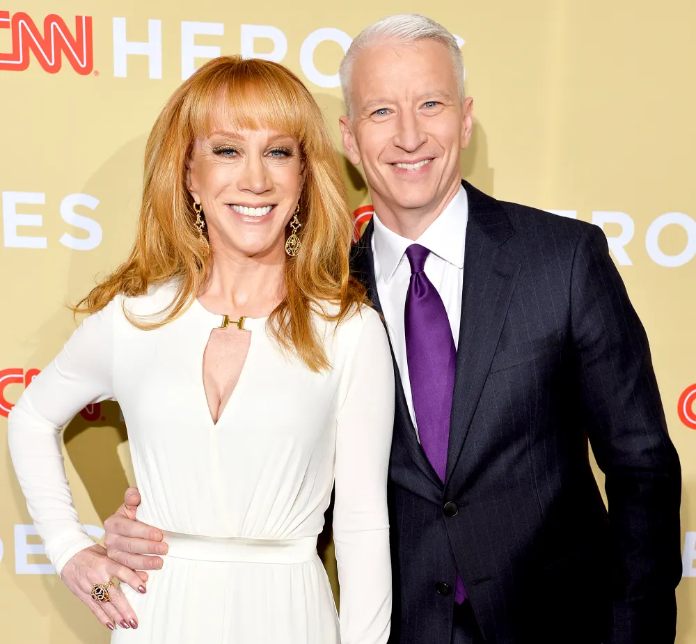Kathy Griffin and Anderson Cooper