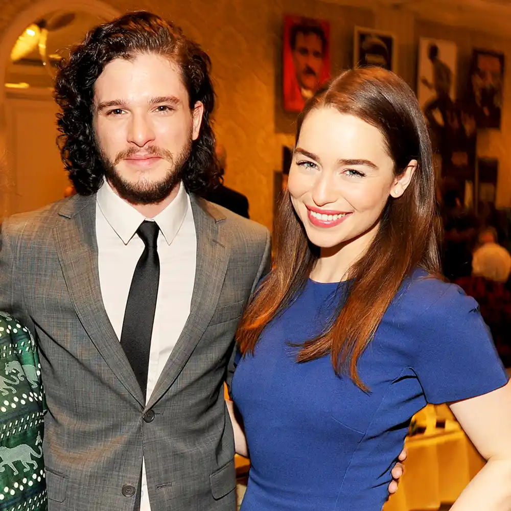 Kit Harington and Emilia Clarke