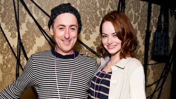 Emma Stone and Alan Cumming