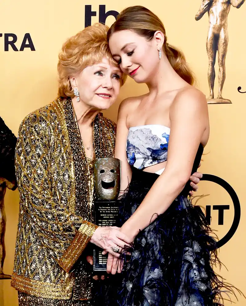 Debbie Reynolds and Billie Lourd