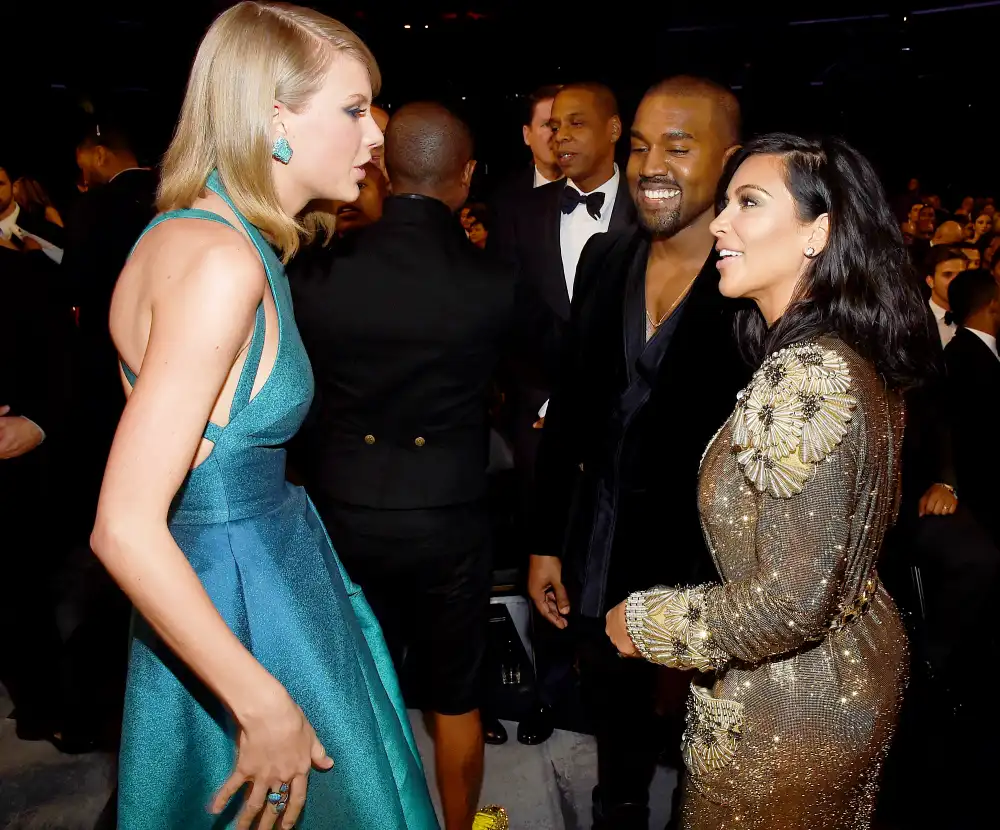 Taylor Swift, Kanye West and Kim Kardashian