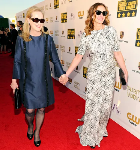 Meryl Streep and Julia Roberts