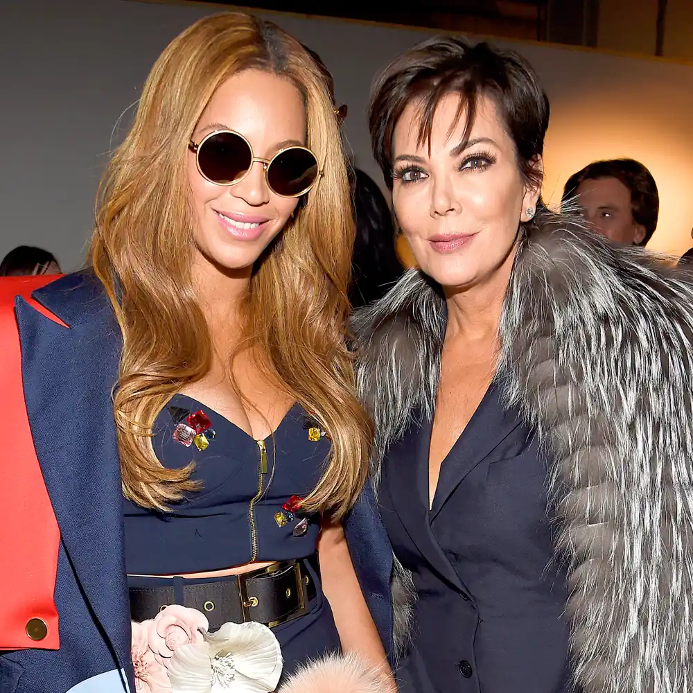 Beyonce and Kris Jenner