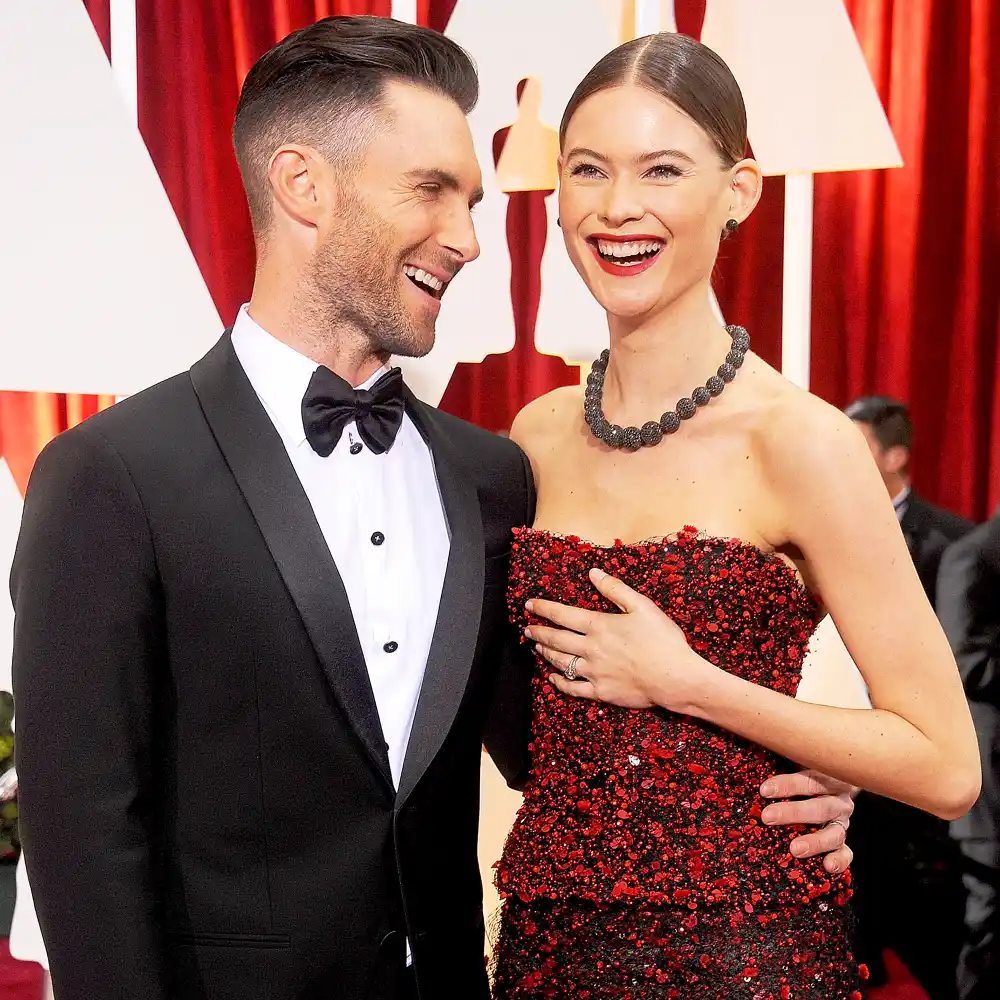 Adam Levine and Behati Prinsloo