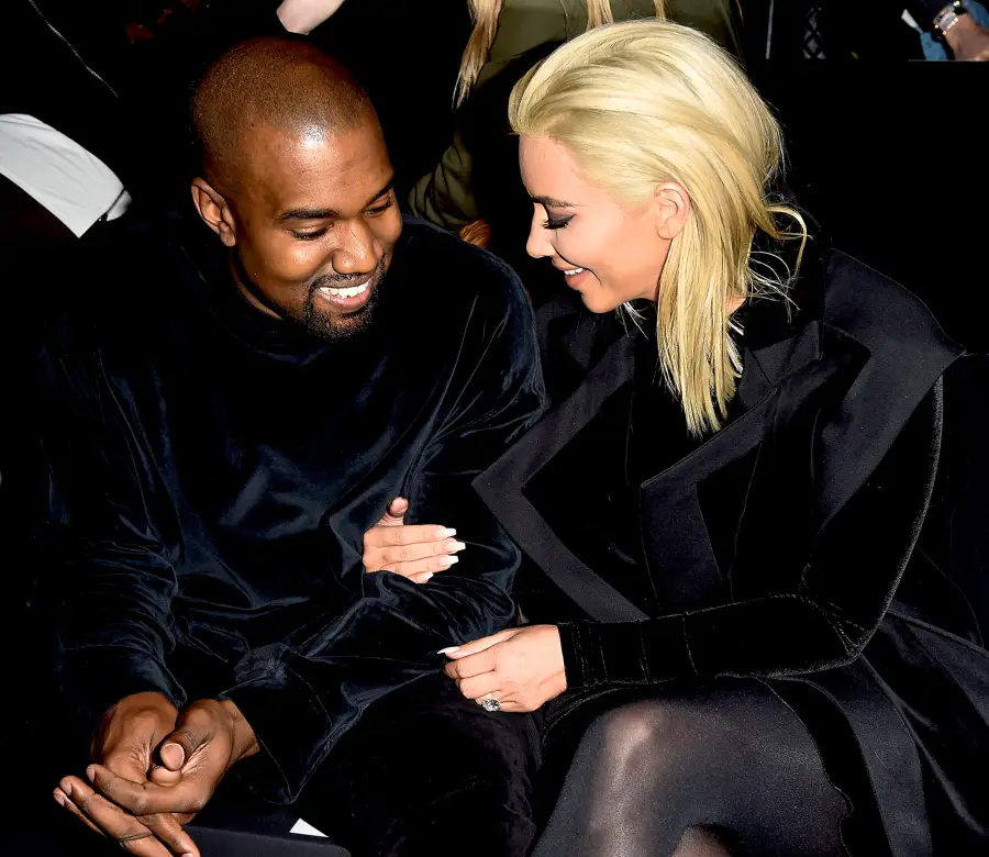 Kanye West and Kim Kardashian