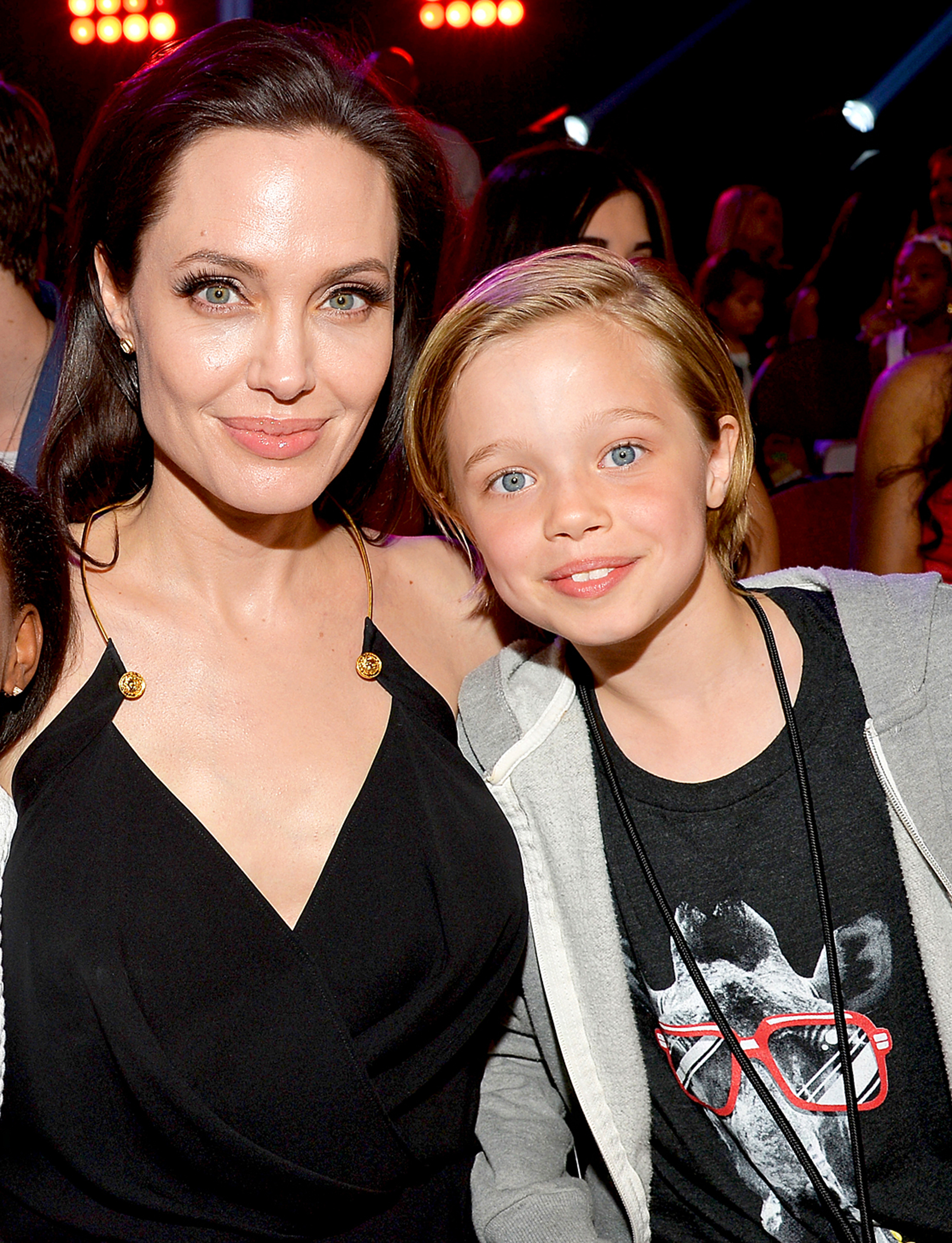 Angelina Jolie and Shiloh