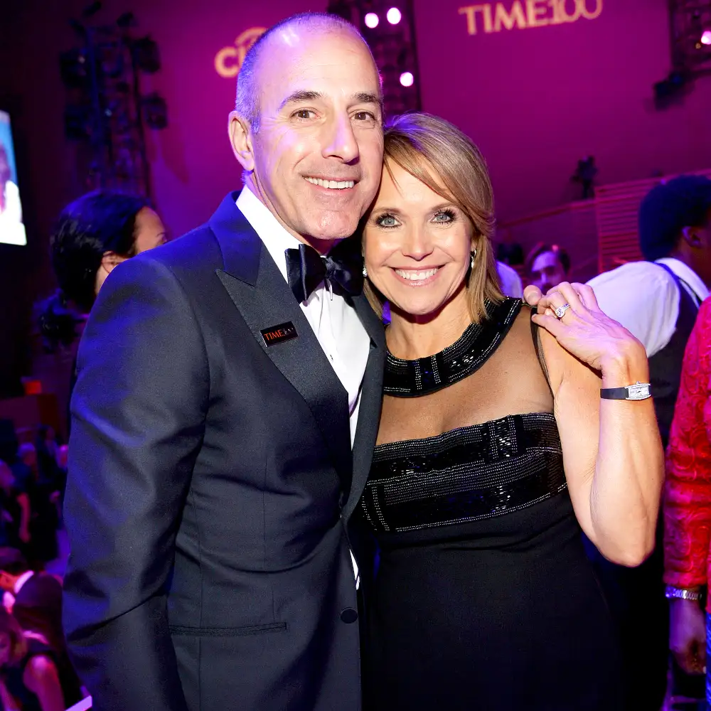 Matt Lauer and Katie Couric