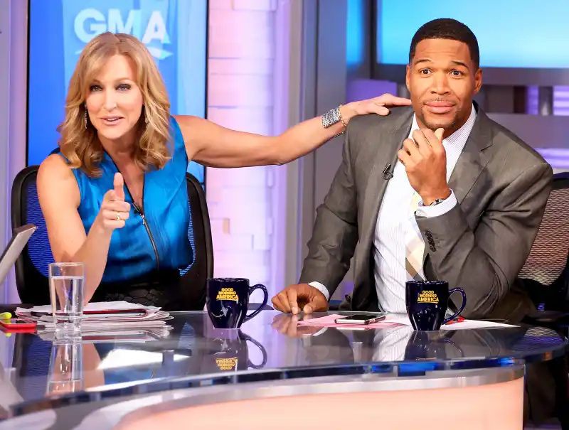 Lara Spencer and Michael Strahan