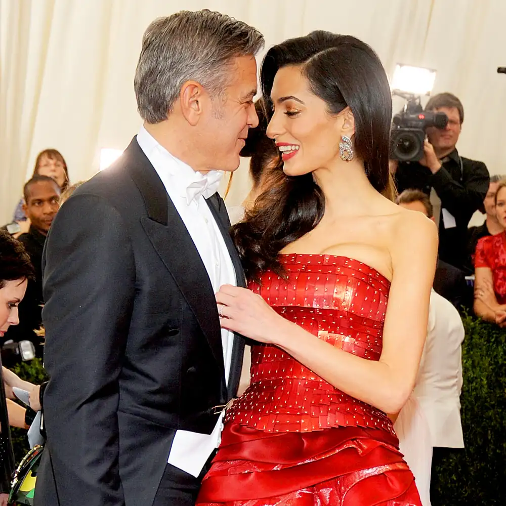 George Clooney and Amal