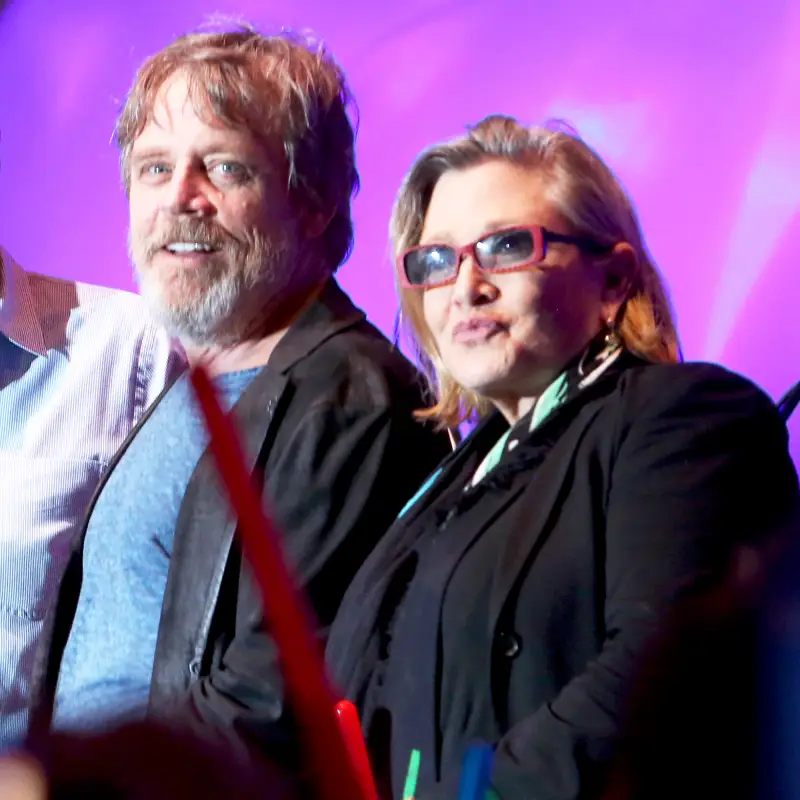 Mark Hamill and Carrie Fisher