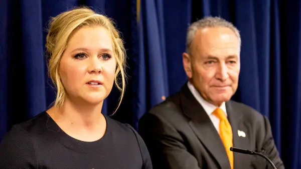 Amy Schumer and Chuck Schumer