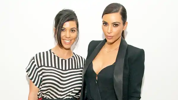 Kourtney Kardashian and Kim Kardashian
