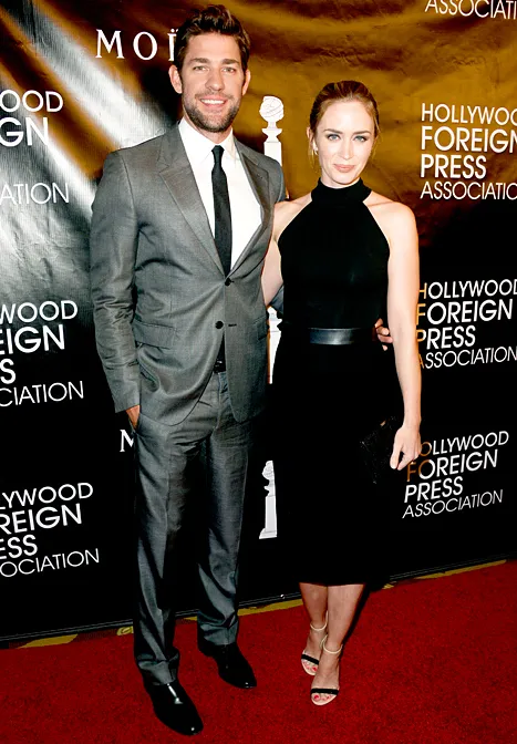 John Krasinski and Emily Blunt