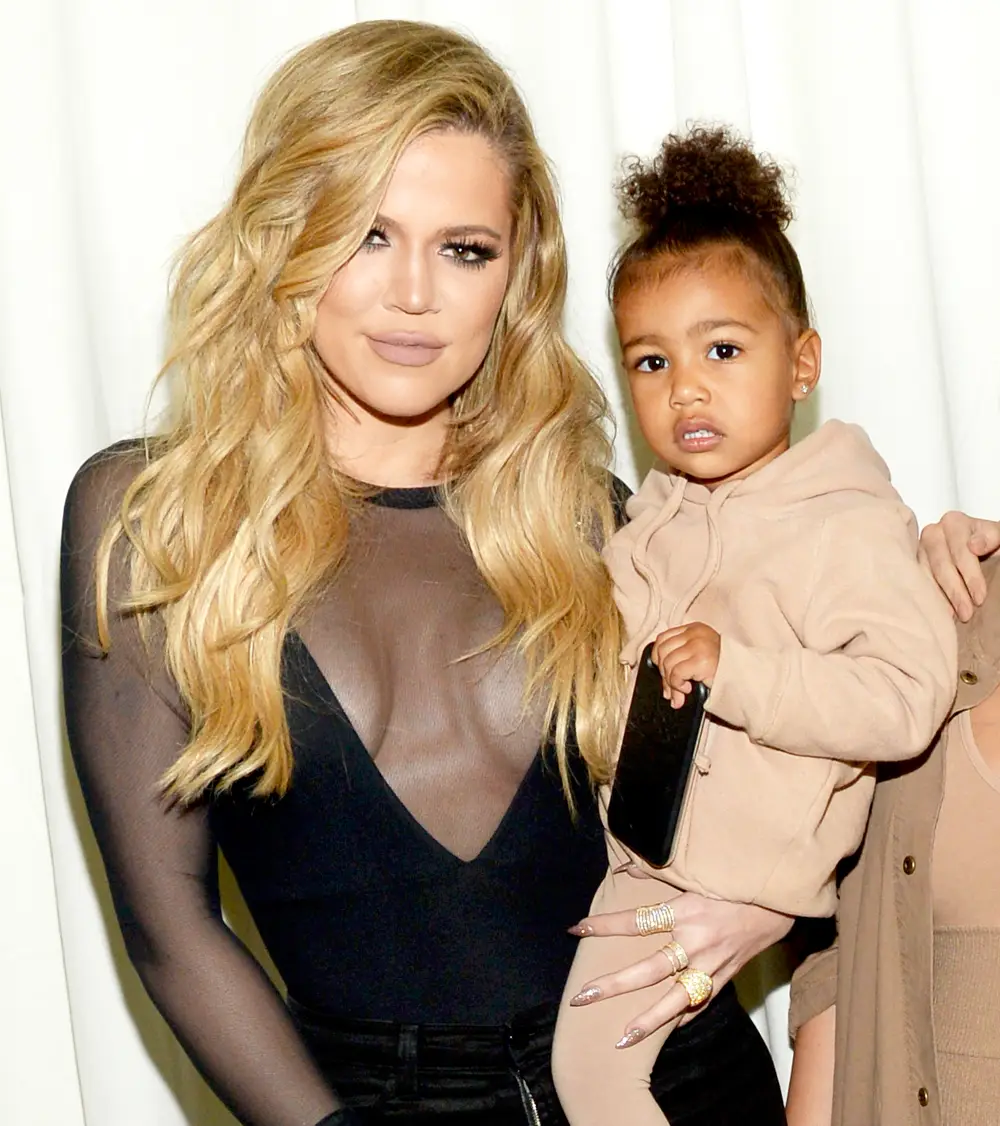 Khloe Kardashian and North West