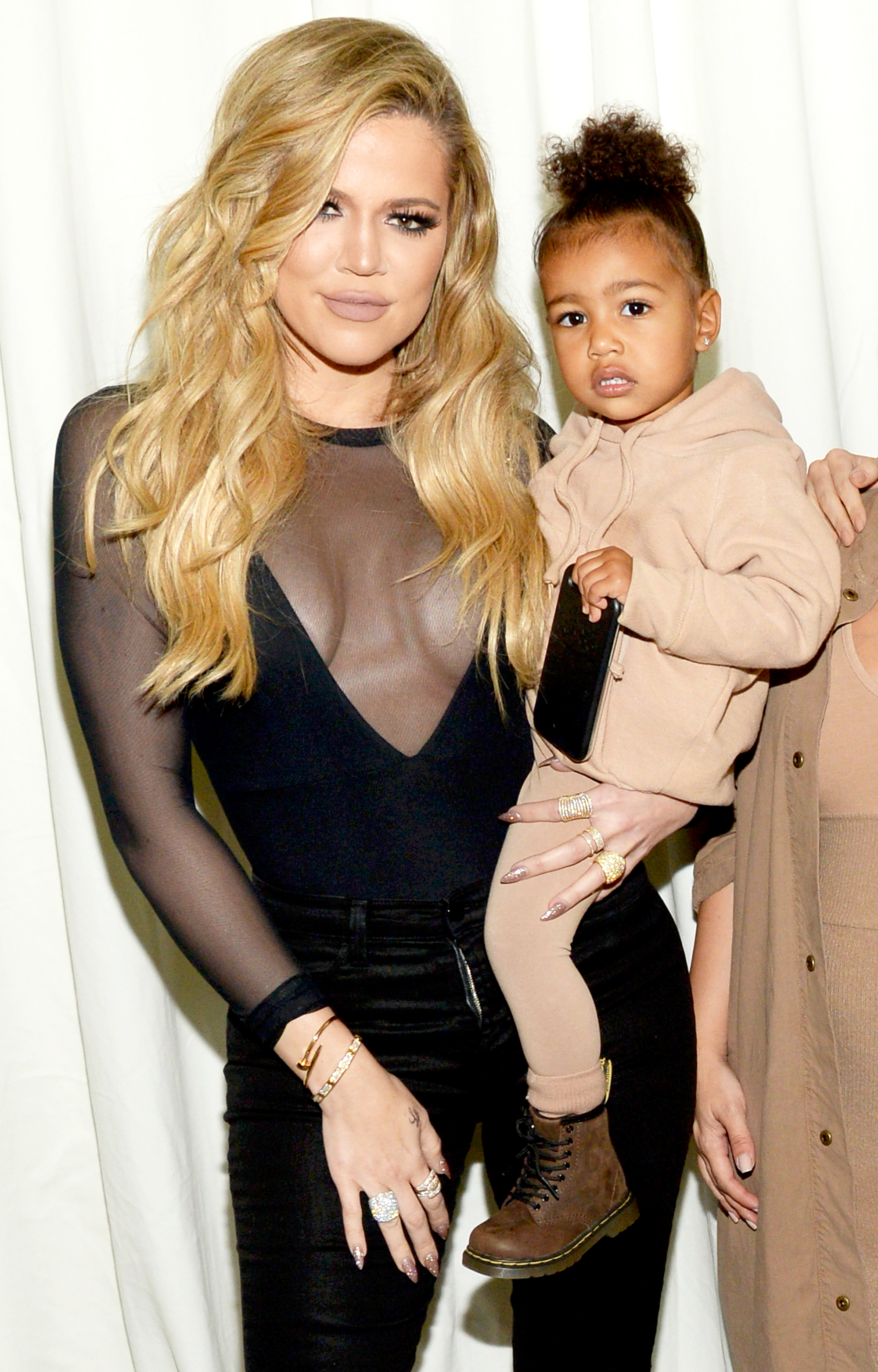 Khloe Kardashian and North West