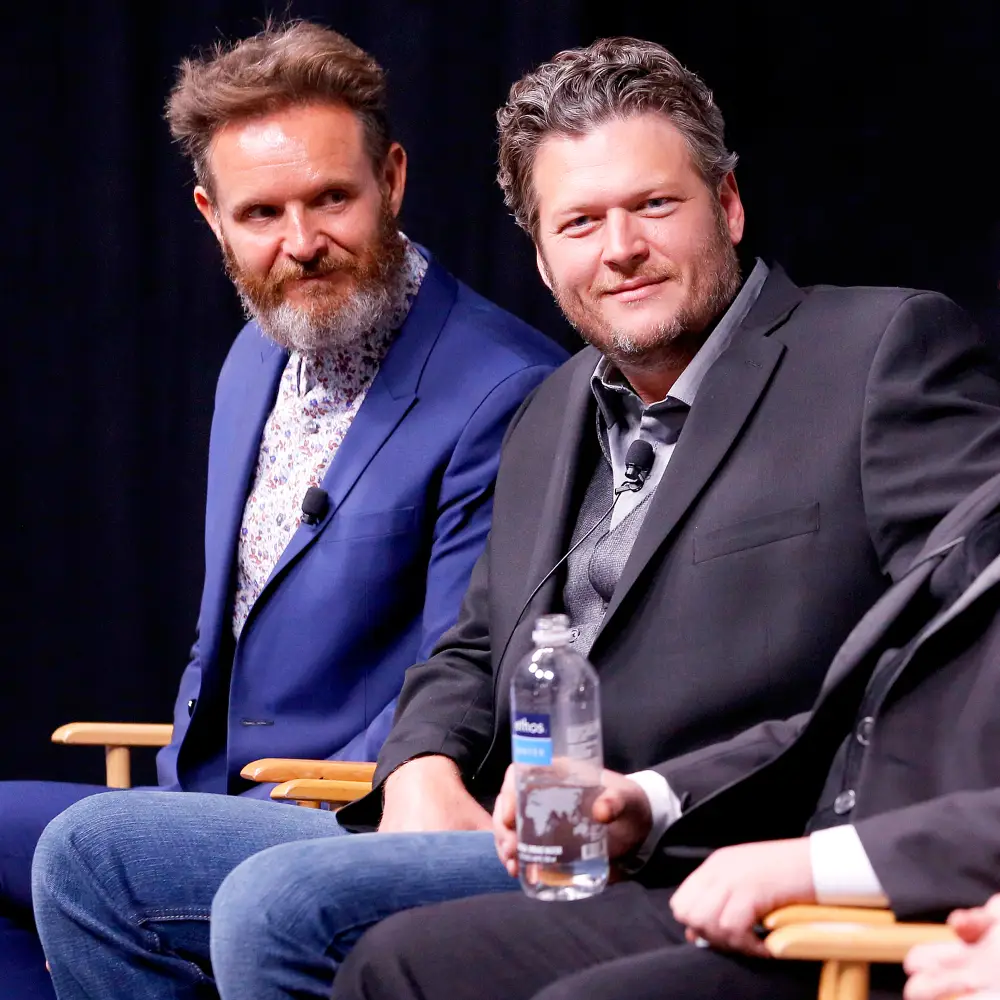Mark Burnett and Blake Shelton