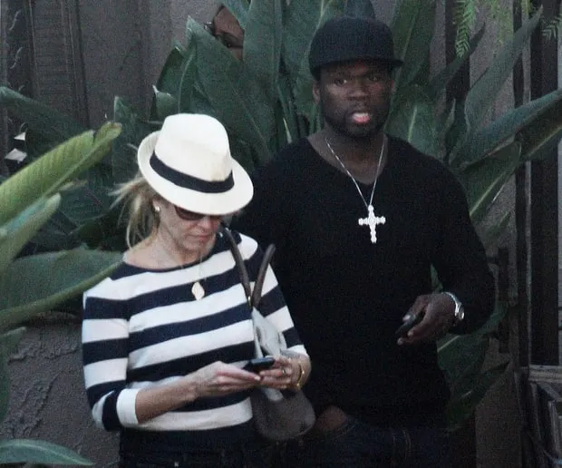 Chelsea Handler and 50 Cent