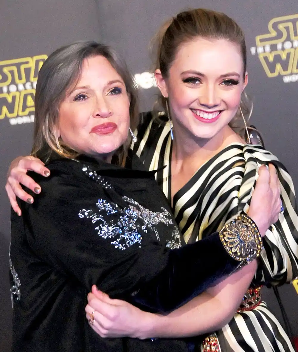 Carrie Fisher and Billie Lourd