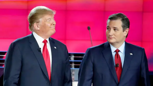 Donald Trump and Ted Cruz
