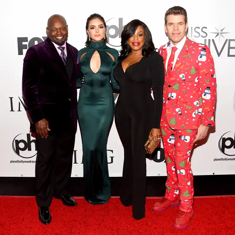 Emmitt Smith, Olivia Culpo, Niecy Nash and Perez Hilton