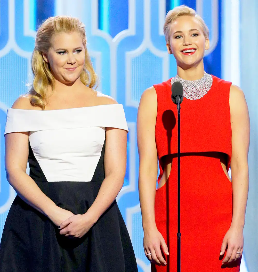 Amy Schumer and Jennifer Lawrence