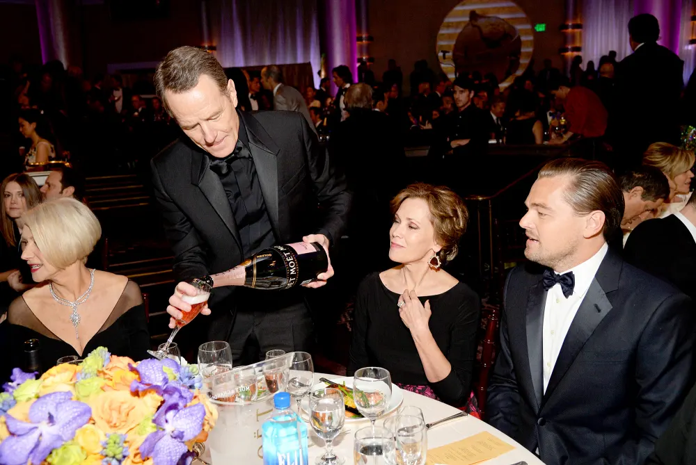 Helen Mirren, Bryan Cranston, Robin Dearden and Leonardo DiCaprio