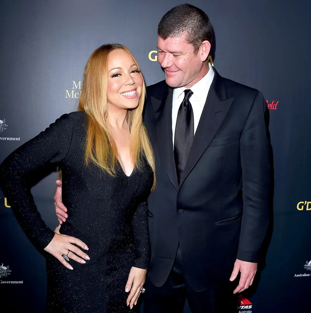 James Packer and Mariah Carey