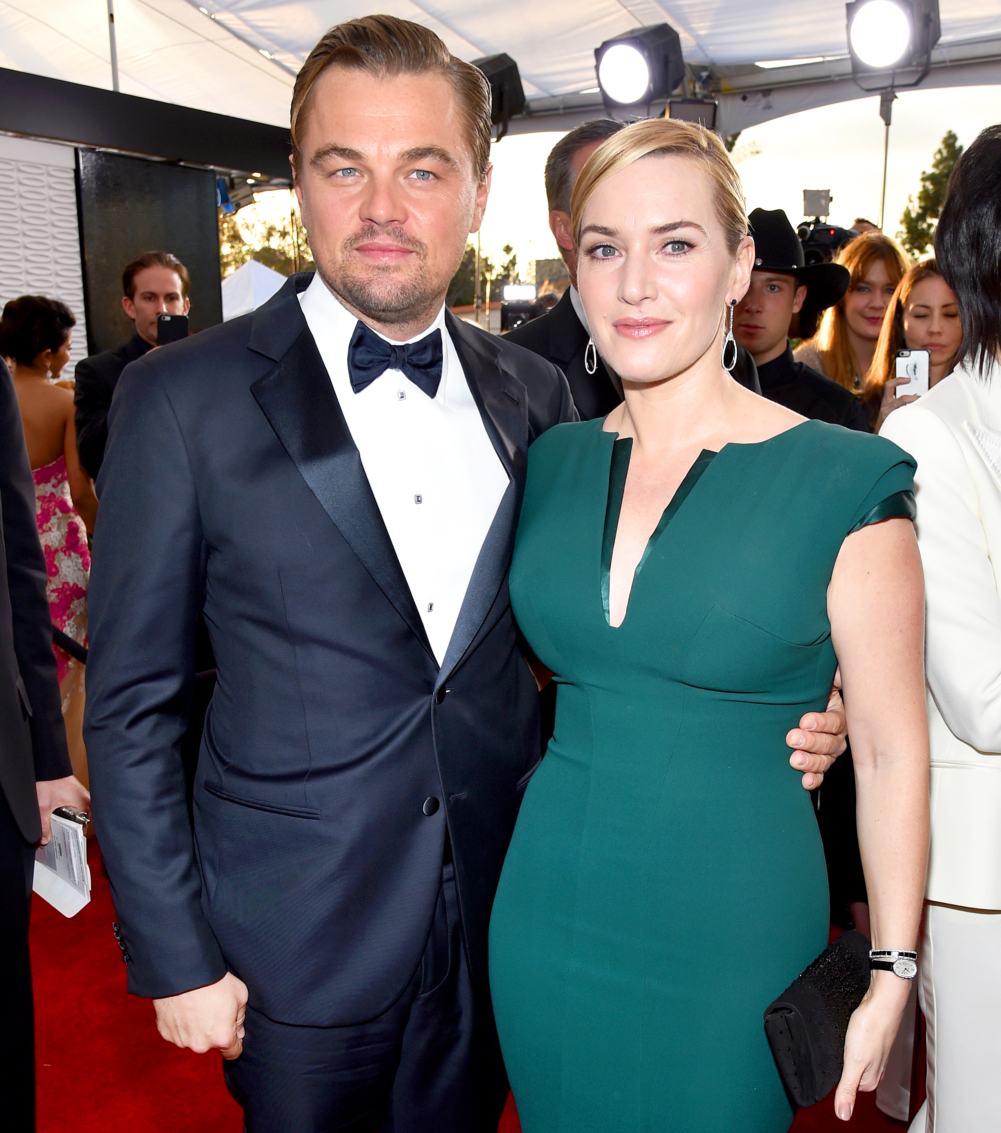 Leonardo DiCaprio and Kate Winslet