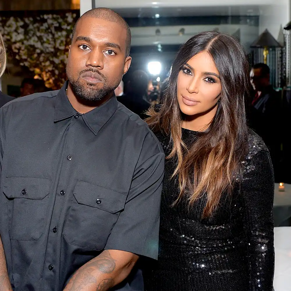 Kanye West and Kim Kardashian