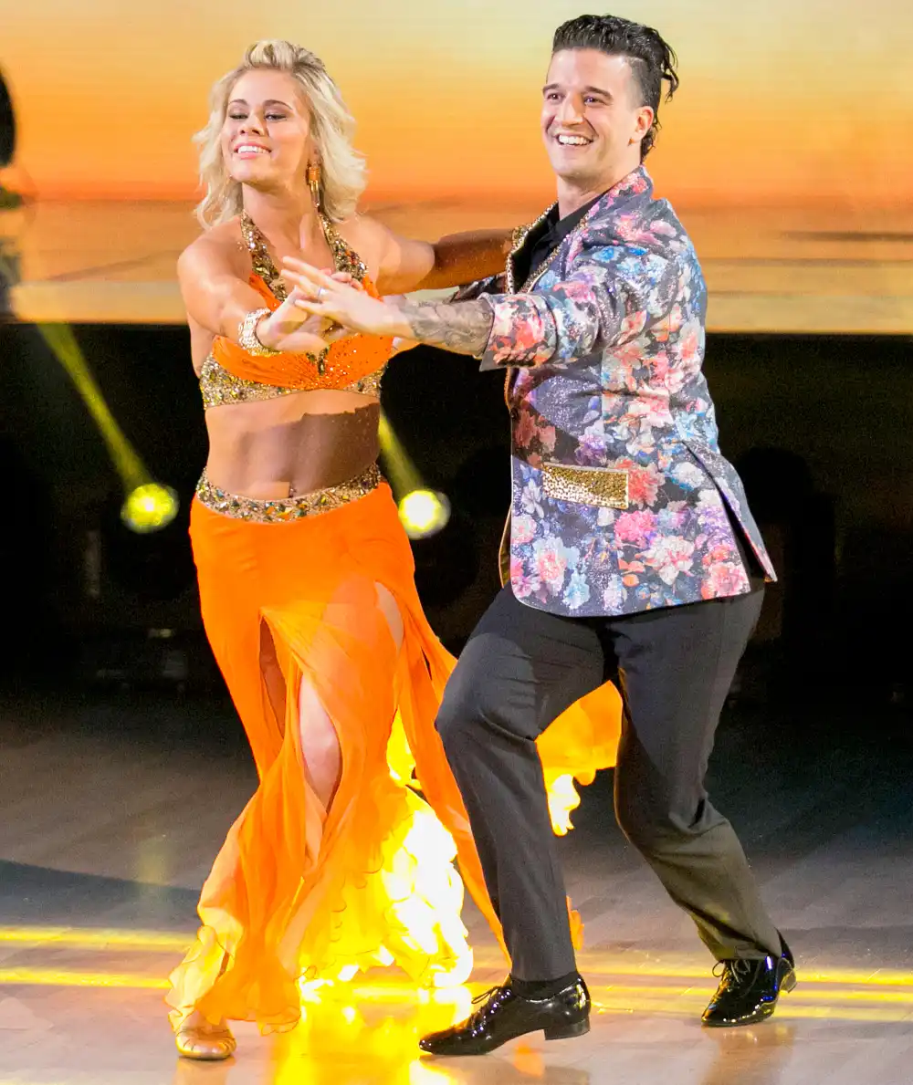 Paige VanZant and Mark Ballas