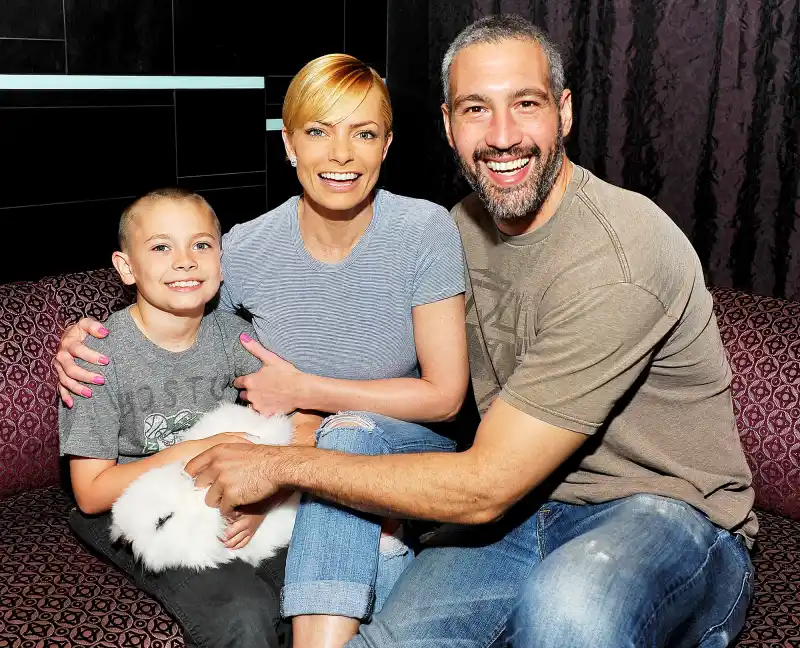 Jaime Pressly, her son Dezi and Hamzi Hijazi