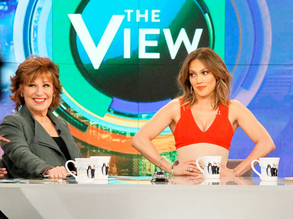 Jennifer Lopez and Joy Behar