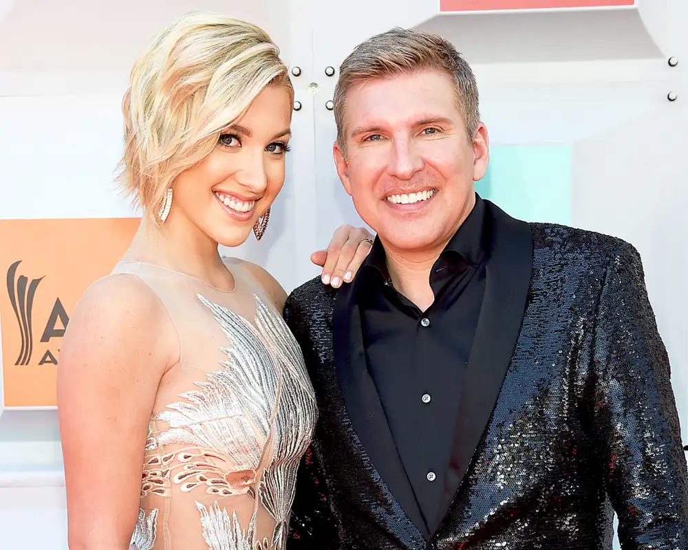 Todd Chrisley and Savannah Chrisley