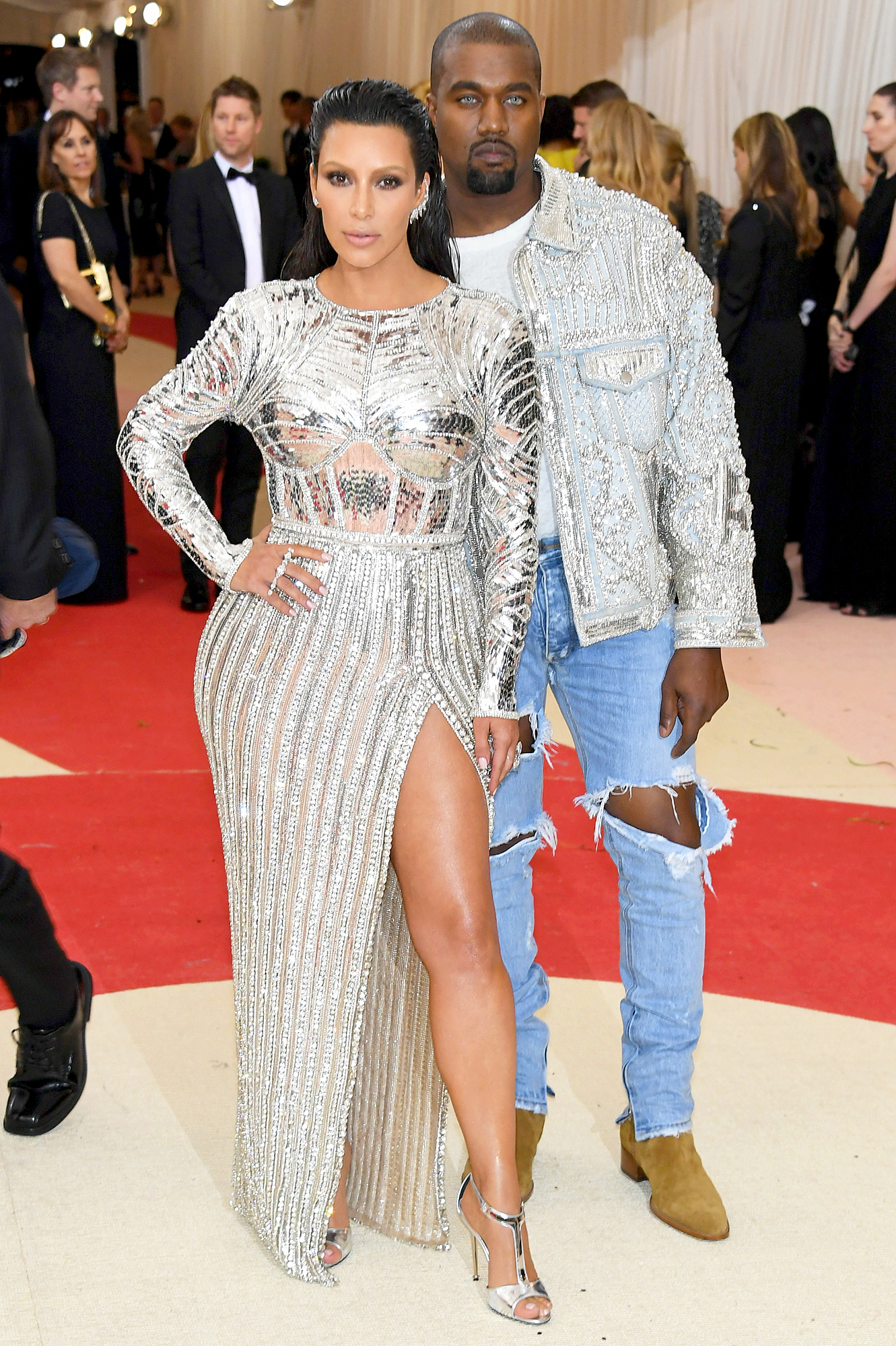 Kim Kardashian and Kanye West