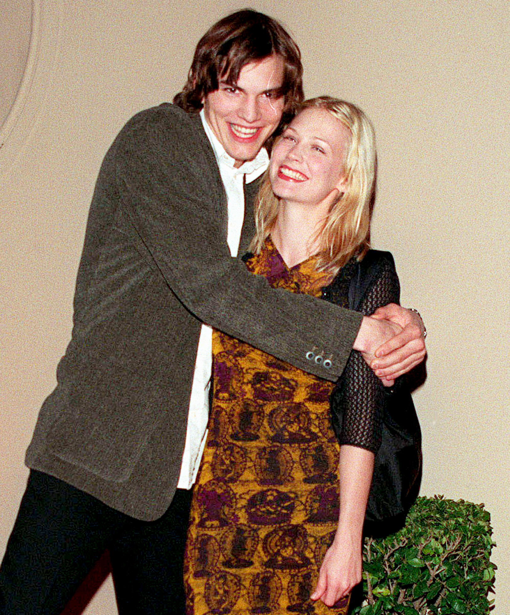 Ashton Kutcher and January Jones