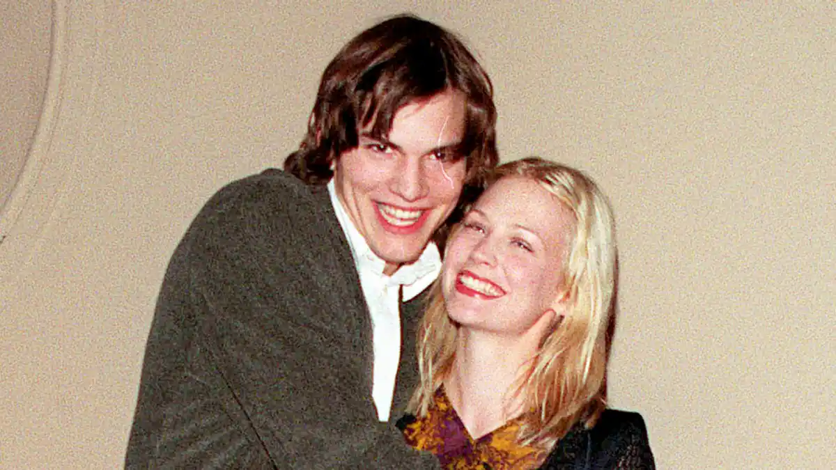Ashton Kutcher and January Jones