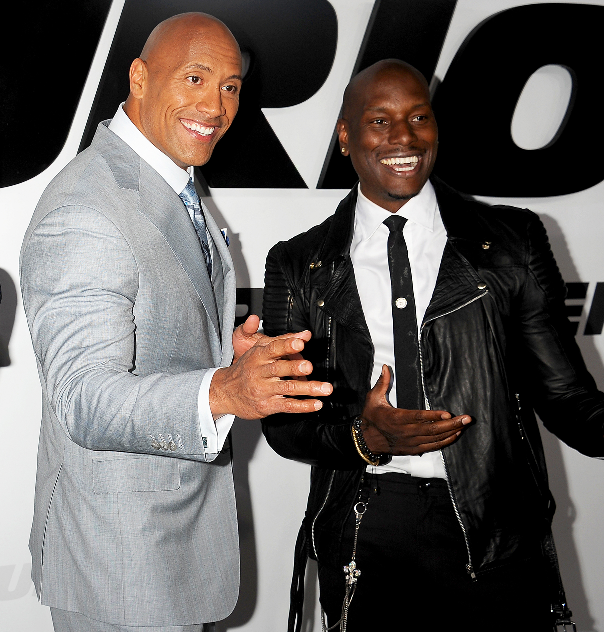 Dwayne ‘The Rock’ Johnson and Tyrese Gibson