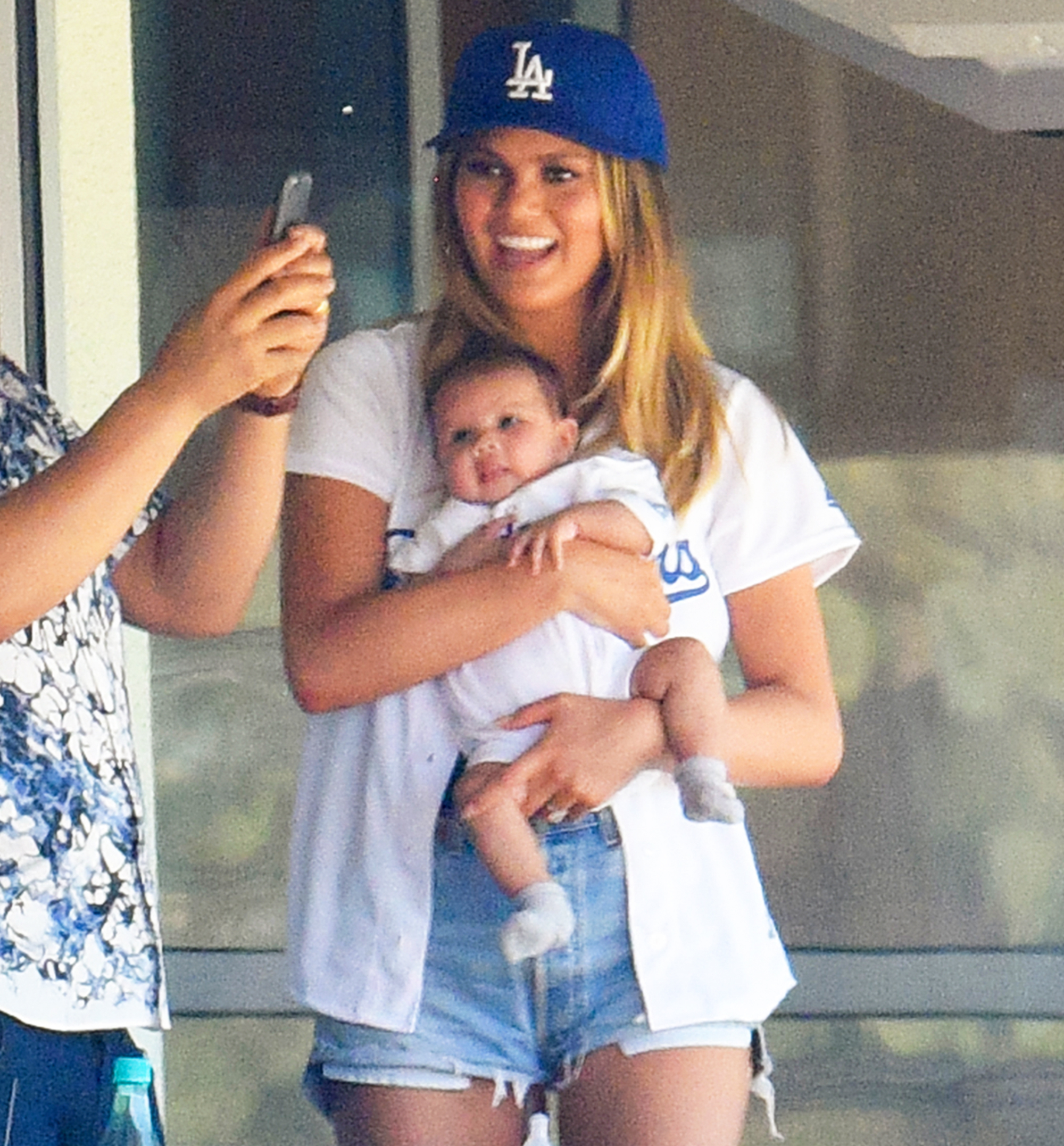 Chrissy Teigen and Luna