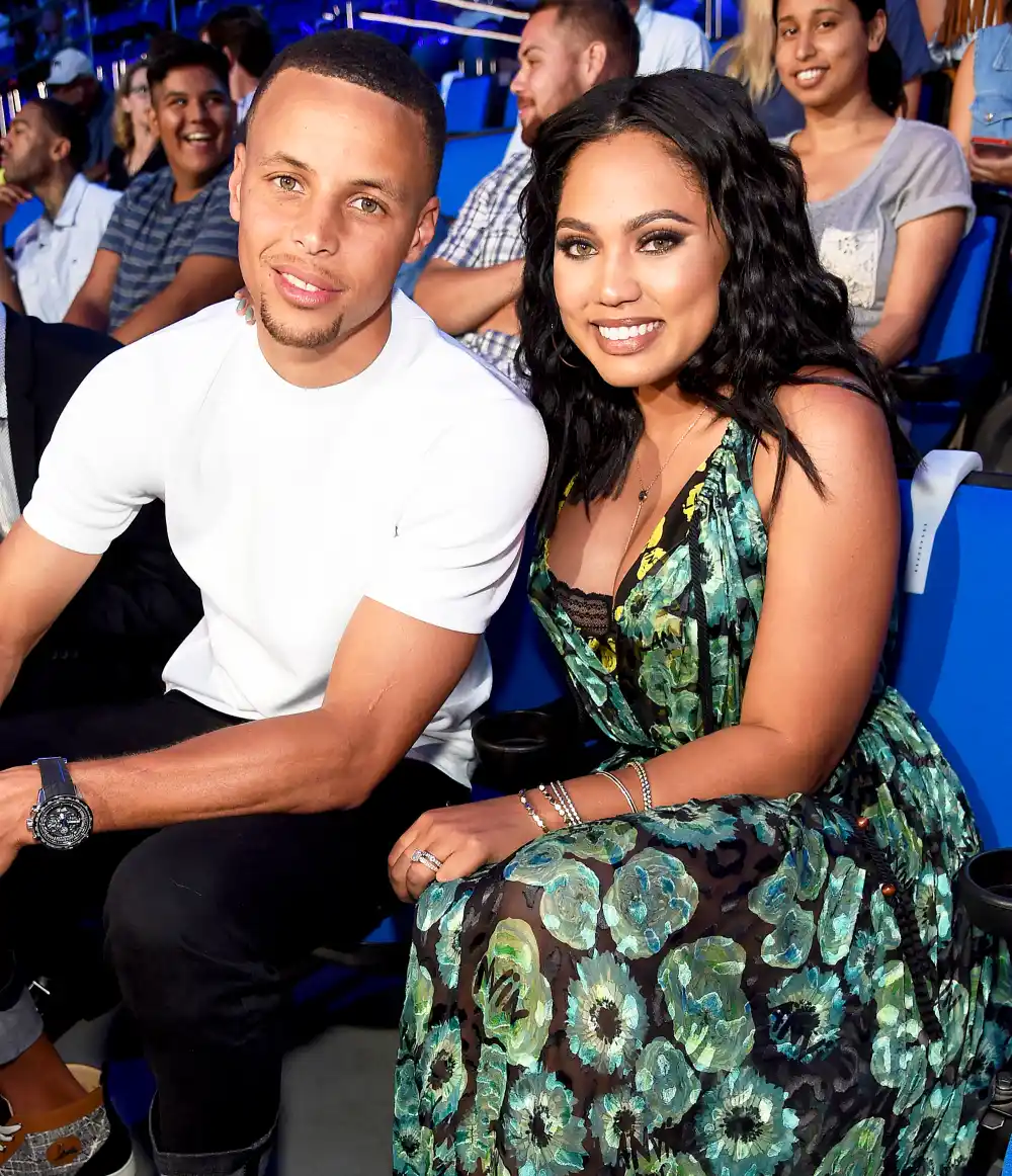 Stephen Curry and Ayesha Curry
