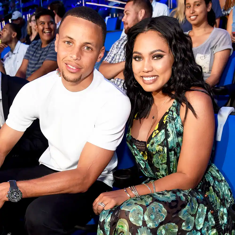 Stephen Curry and Ayesha Curry