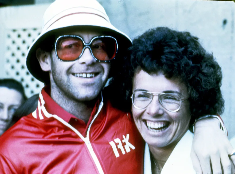 Elton John and Billie Jean King