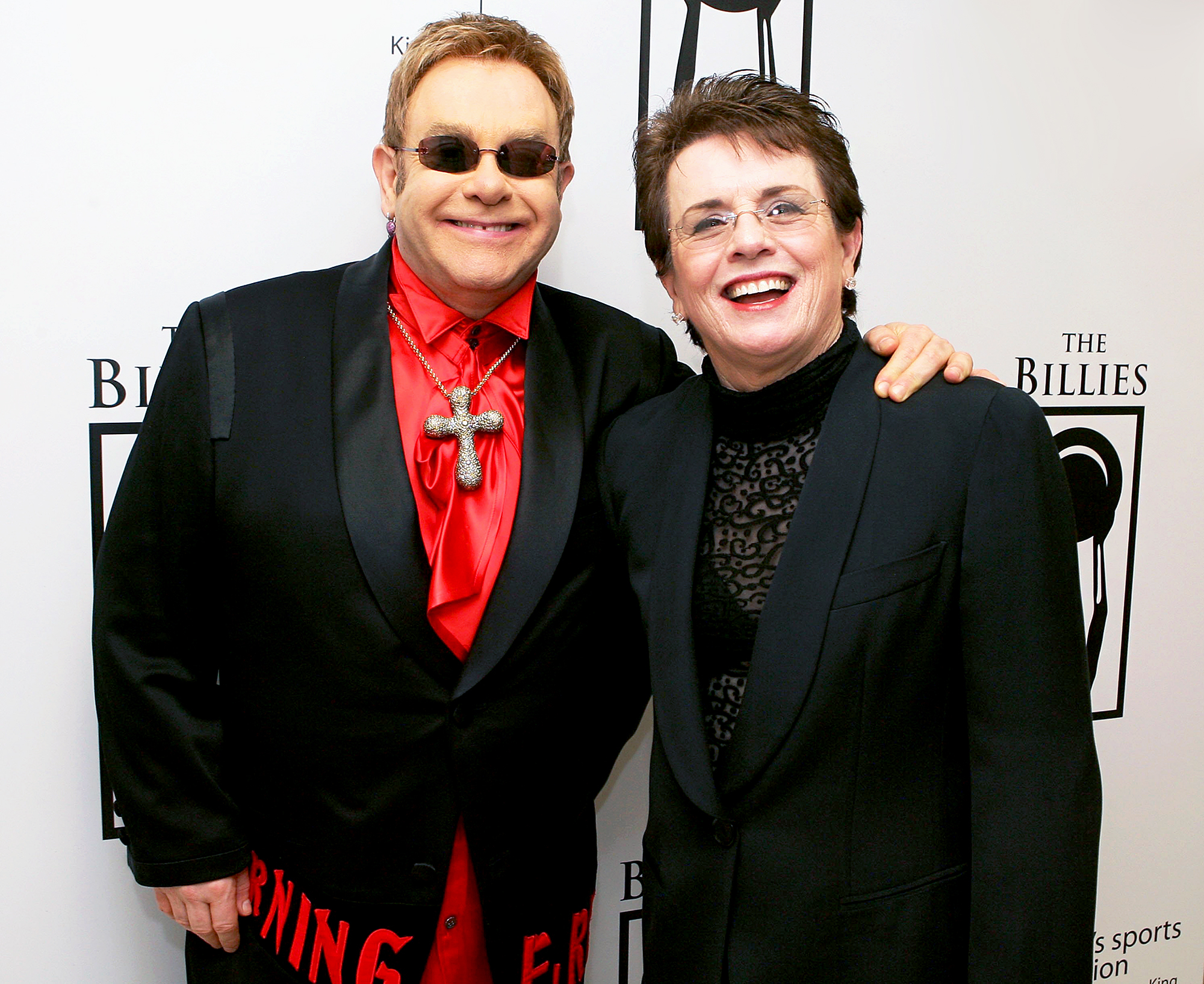Elton John and Billie Jean King