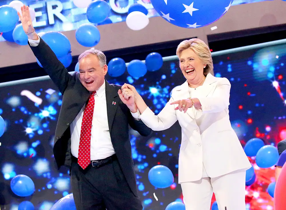 Tim Kaine and Hillary Clinton
