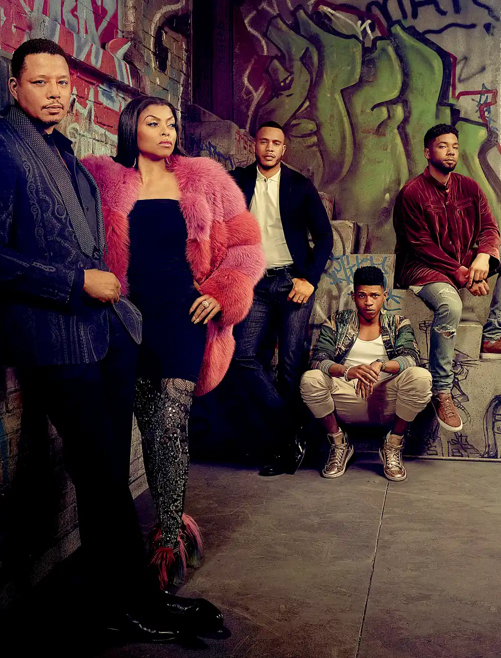 Terrence Howard, Taraji P. Henson, Trai Byers, Bryshere Gray and Jussie Smollett