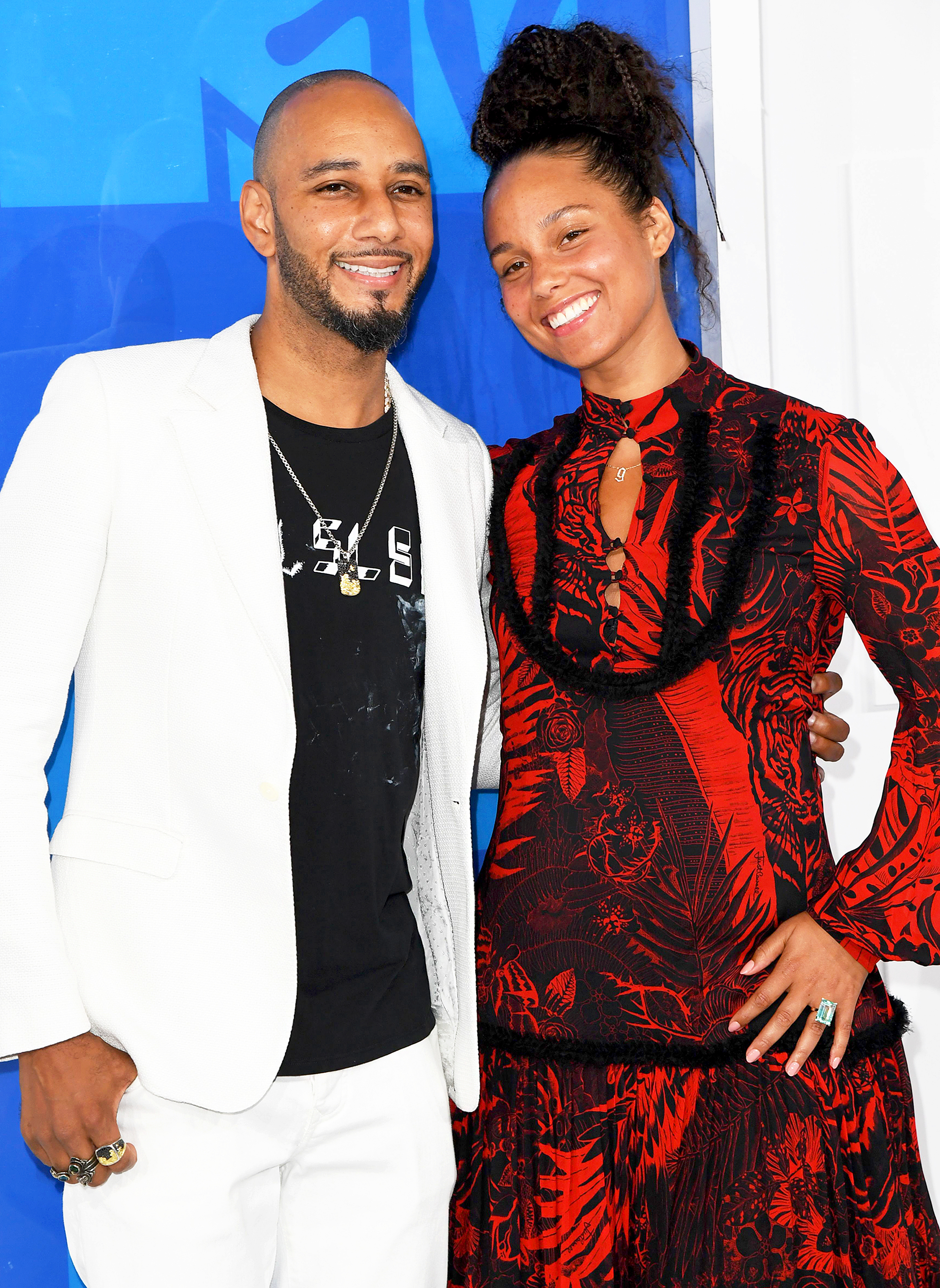 Swizz Beatz and Alicia Keys