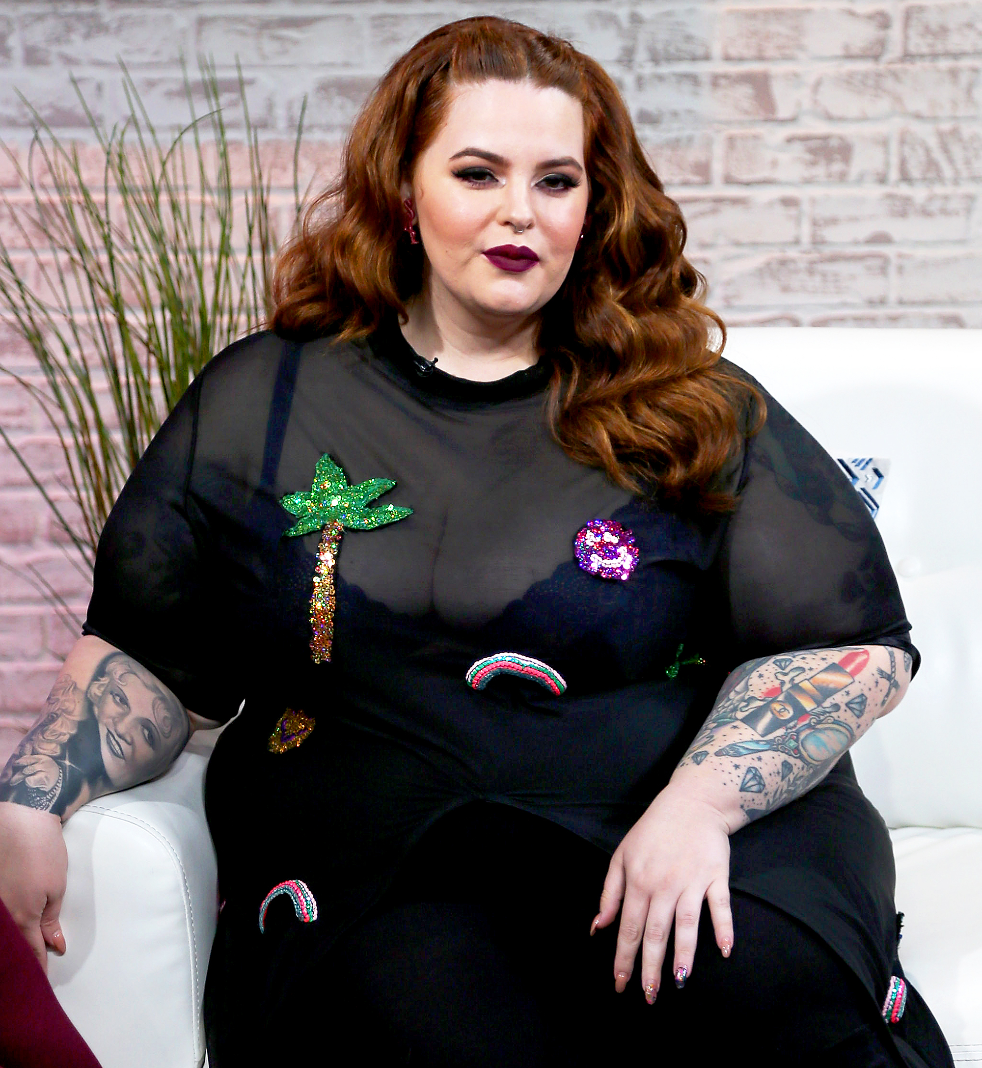 Tess Holliday visits 'Hollywood Today Live' in 2016.