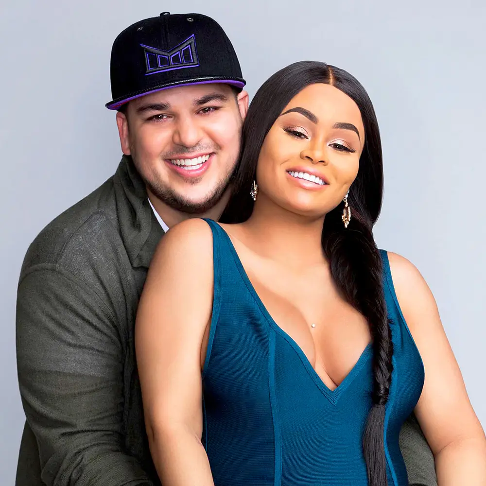 Rob Kardashian with Blac Chyna