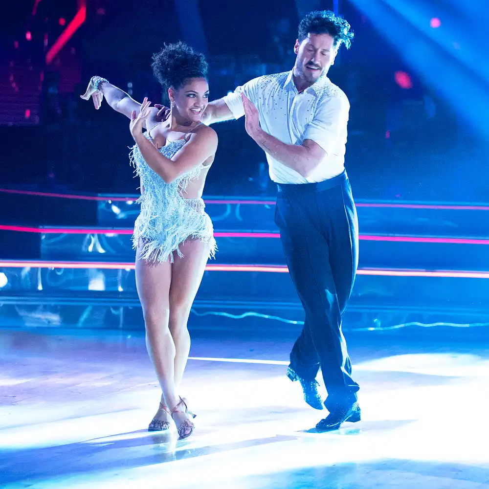 Laurie Hernandez and Val Chmerkovskiy