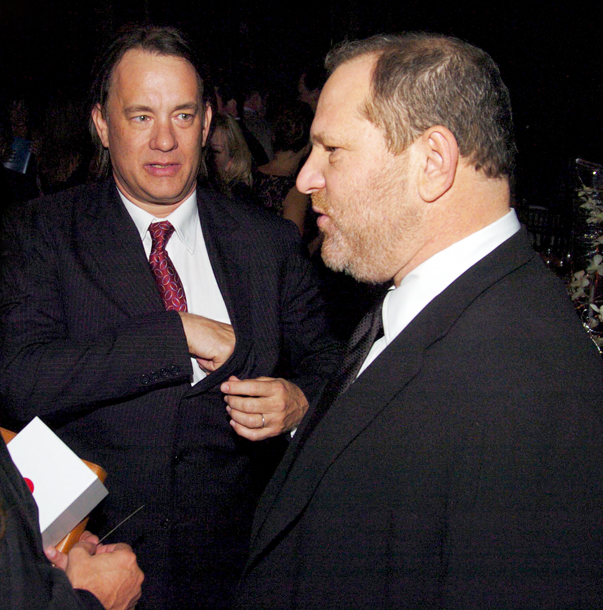 Tom Hanks and Harvey Weinstein