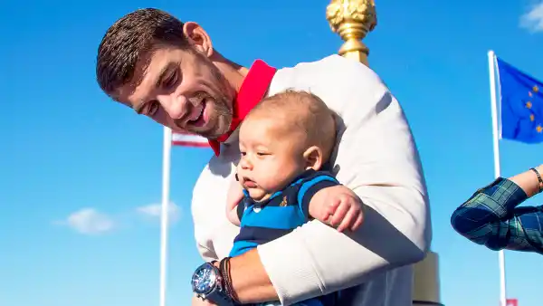 Michael Phelps and Boomer